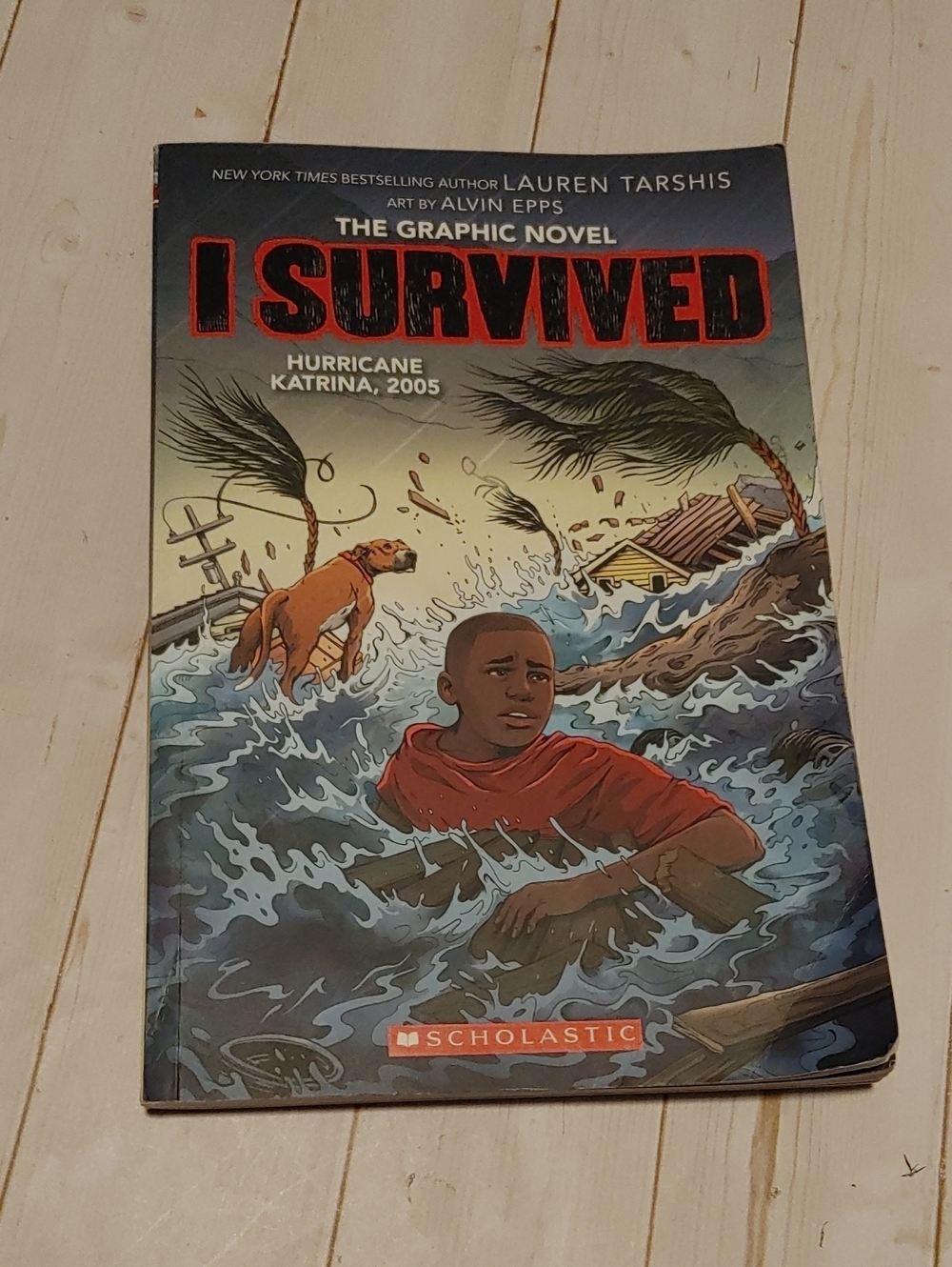 I Survived Hurricane Katrina 2005 By Lauren Tara is Children Graphic Novel Book